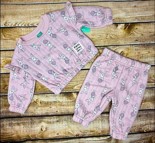 Winnie The Pooh Piglet Baby Girl Outfit.