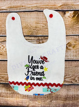 Load image into Gallery viewer, Toy Story “ You&#39;ve Got A Friend In Me” Handmade Baby Set