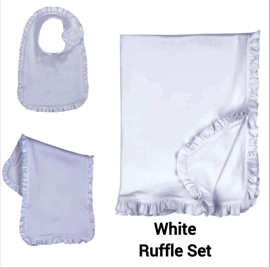 4 Piece Embroidered Baby Elephant Gift Set