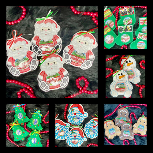 Christmas /X-mas Treat Bags                  (1 Bag of Fruit Snack Included)