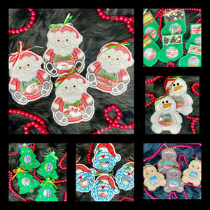 Christmas /X-mas Treat Bags                  (1 Bag of Fruit Snack Included)