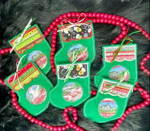 Christmas /X-mas Treat Bags                  (1 Bag of Fruit Snack Included)