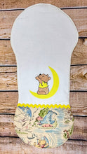 Load image into Gallery viewer, Winnie The Pooh &amp; Friends YELLOW Baby Bib &amp; Burp Cloth Set