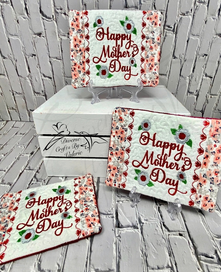 Happy Mothers Day Mug Rug