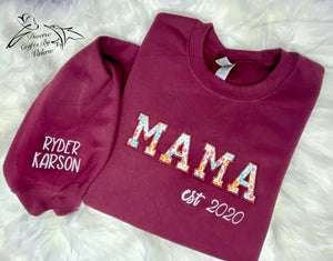 Mama/Mom Personalized Sweatshirt. Mothers Day Gift