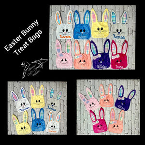 Easter Bunny Minky Personalized Treat Bag
