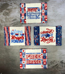 Patriotic Mug Rugs