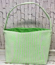 Load image into Gallery viewer, Personalized Seersucker Easter Basket