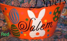 Load image into Gallery viewer, Personalized Oval Easter Baskets
