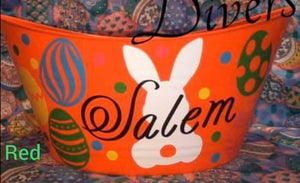 Personalized Oval Easter Baskets