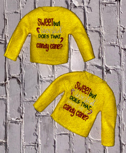 Christmas Holiday Embroidered Sweaters For Santa Helper Or Dolls
