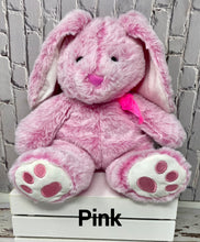 Load image into Gallery viewer, Easter Personalized Embroidered Plush Bunny/Rabbit (Both Ears)