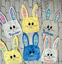 Load image into Gallery viewer, Easter Bunny Minky Personalized Treat Bag