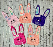 Load image into Gallery viewer, Easter Bunny Minky Personalized Treat Bag