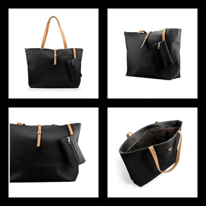 Monogram & Embroidered Design Hobo Shoulder Bag