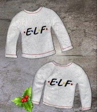 Load image into Gallery viewer, Christmas Holiday Embroidered Sweaters For Santa Helper Or Dolls