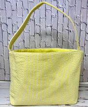 Load image into Gallery viewer, Personalized Seersucker Easter Basket