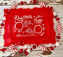 Load image into Gallery viewer, Christmas Holiday Santa Tray